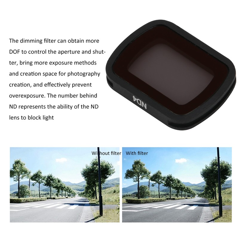 Camera Lens ND Dimming Protection Filter Accessory for OSMO POCKET/POCKET2