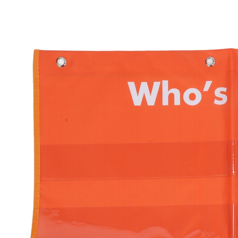 Attendance Pocket Chart with Large Cards Daily Schedule Classroom Management