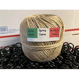 Galaxy Supply Upholstery Spring Twine Brown Color. Made in The Italy (1 Lb.)