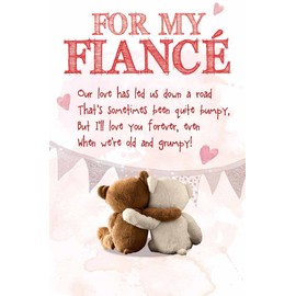 Snuggly Bumkins, Even When We're Old And Grumpy, FIANCE, Valentines Day Card