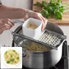 Stainless Steel Spaetzle Maker Noodle Dumpling Maker with Safety Pusher,