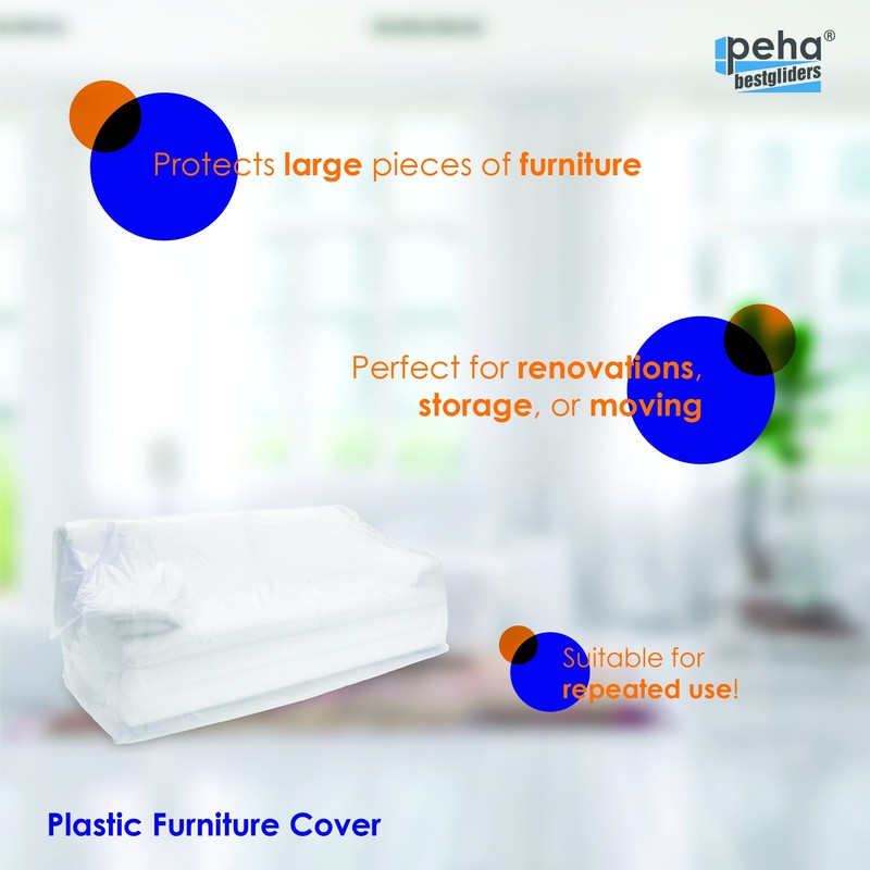 haggiy Furniture Cover - Sofa Cover for Renovation and Moving