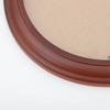 NOLITOY Wooden Oval Photo Frame Creative Solid Picture Holder for
