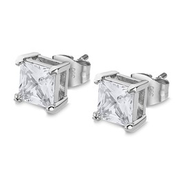 Lotus Style Men's Earrings Model LS2166-4/1 from the Collection Men's Earrings Made of Steel, Silver, Pearl