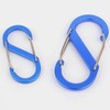 S carabiner link, mountaineering hook Multi-purpose biner small 4ea