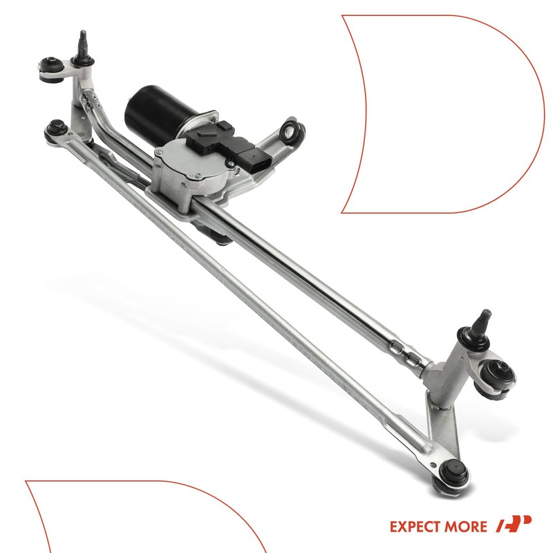 A-Premium Front Windshield Wiper Motor and Linkage Assembly Compatible with