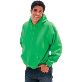 Gildan Men's Rib Knit Pouch Pocket Hooded Sweatshirt, Maroon, XXXX-Large