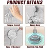 Plorede Suction Hooks, 2 Pack Reusable Multi-Purpose Sucker Hooks with