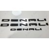 GMC 3pc Gloss Black Door Rear DENALI Emblems Letters 2021-2023