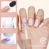 GAOY- Esmalte de uñas en gel blanco lechoso, 16 ml,