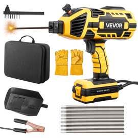 VEVOR Portable Handheld Welding Machine, 20-140A Portable ARC Welder with 5-Level Current Adjustment & IGBT Inverter, 110V Handheld Stick Welder with Hot Start Function Fit for 1/16"-1/8" Welding Rods