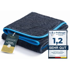 Aurum-Performance® Trockentuch zur professionellen Autopflege mit extremer Saugkraft - hohe Aufnahmekapazität Dank der speziellen Microfaser und der enormen Größe - 90x60cm