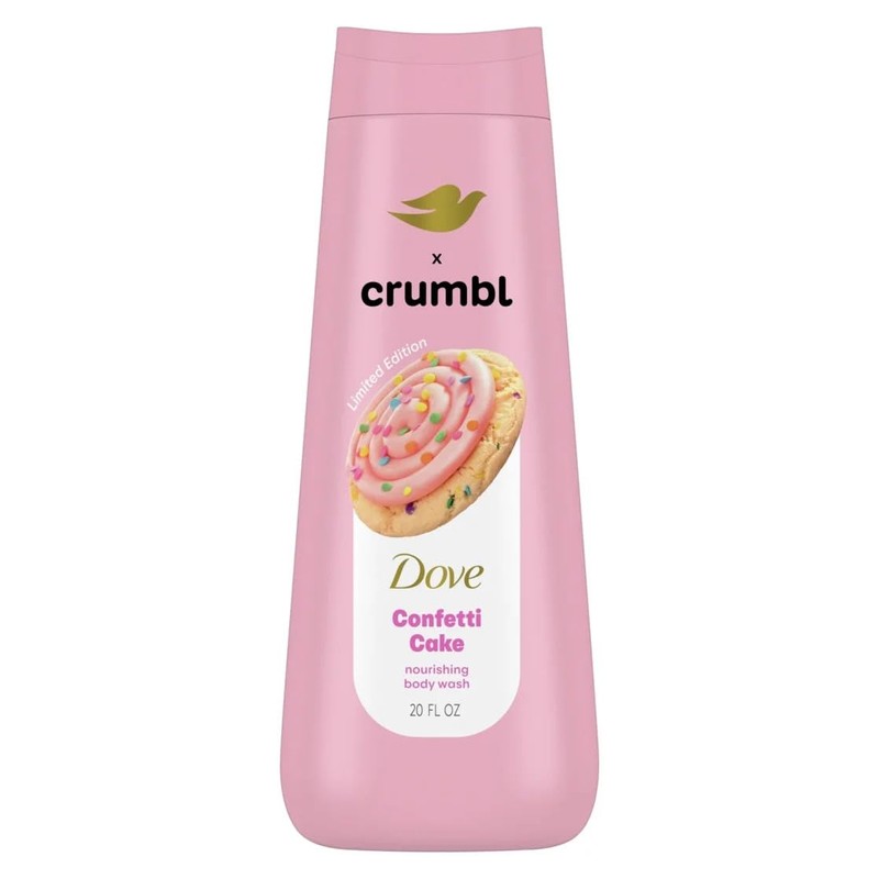 Dove Crumbl Limited Edition Confetti Cake Body Care Gift Set,