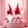 2Piece Valentines Day Gnome Plush Decorations Mr and Mrs Scandinavian