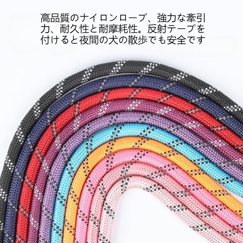 YYKSYDPT Long Leads 5m/10m/15m/20m,Suitable for Big and Medium Dogs,Tangle-Free Long