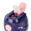 420ml Water Bottle Portable Cute Cartoon Straw Cup Drinking Bottle