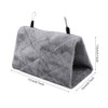 VIFER Bird Nest Hanging Bird Cage Hammock Plush Parrot Bed