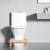 Bamboo Toilet Stool – Ergonomic, Eco-Friendly, Non-Slip Bathroom Stool for