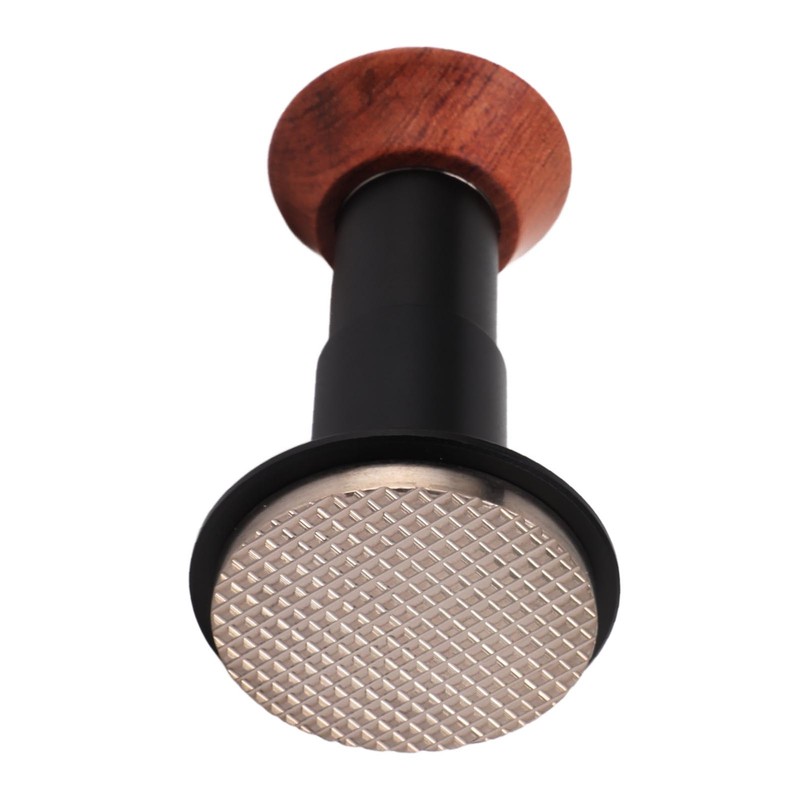 Coffee Tamper Spring Loaded Tamper Calibrated Coffee Tamper Wood Handle