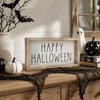 pechpell 3D Metal Happy Halloween Sign Table Mantel Shelf Desk