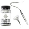 KAMENSKAYA Liquid White Gold Leaf Paint: Alcohol Based Fast Drying