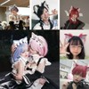 GUFER Cat Ears, Fox Ears, Cat Ears, Headband, Chemo Ears,