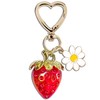 Crizaor Strawberry Keychain Strawberry Purse Kawaii Accessories Strawberry Bag Accessories