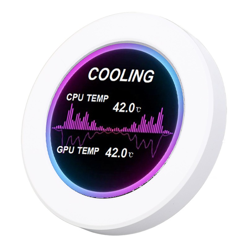 2.1in Round IPS LCD Display 360 Degree Rotation 480x480 Watercooler