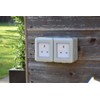 Mercury 429.918UK | Weatherproof Double Mains Outdoor Socket