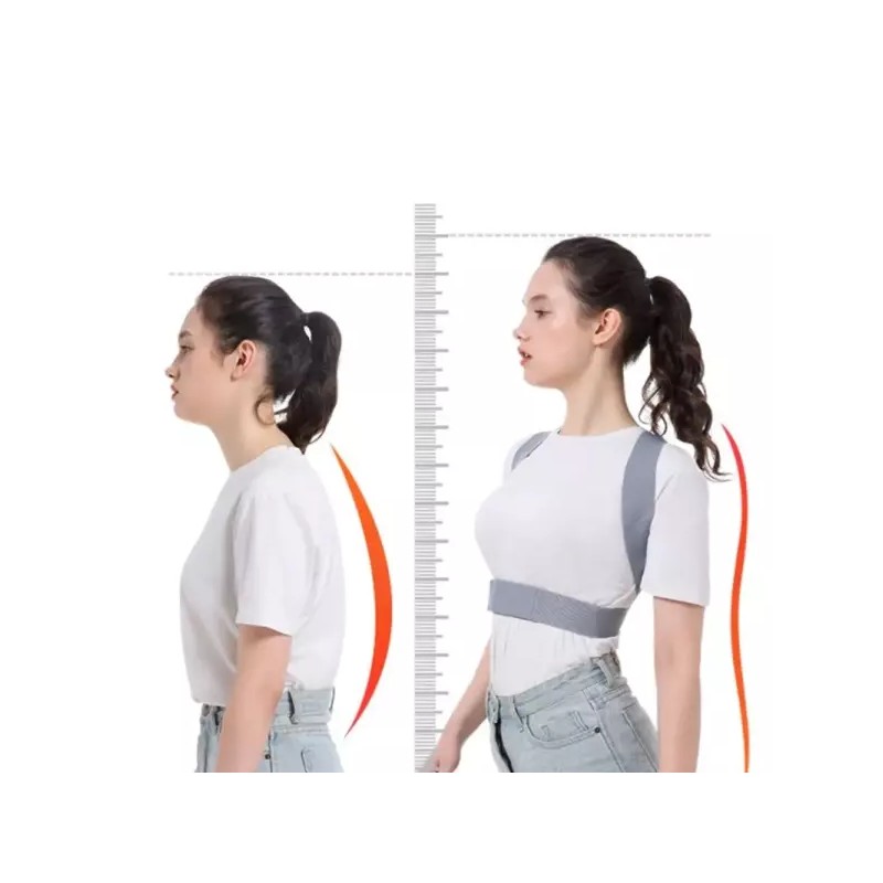등 척추 굽은 허리 목 거북 밴드 바른자세 어깨 [2-자세교정밴드-M]