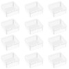 Mozeat Lens Pack of 12 Small Storage Boxes 4.5 x