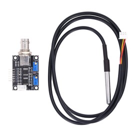 PH 0-14 Value Detection Sensor PH Electrode Probe PH Detection Sensor Module PH Sensor Probe PH Data Detection Probe with Waterproof Probe Digital Probe Monitor Kit BNC Connector