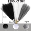 Artificial Pampas Grass,15PCS Pampas Grass Plant, Vase Filler Faux Pompous