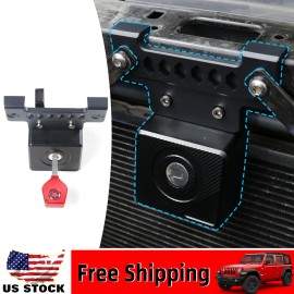 1PCS Anti-Theft Hidden Hood Lock Latches For Jeep Wrangler JL 2018-2023 2/4Door