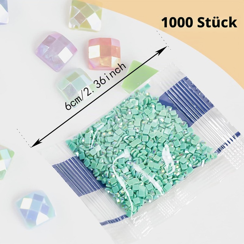 Forever Young AB Diamond Painting Square Stones Diamond Painting Accessories