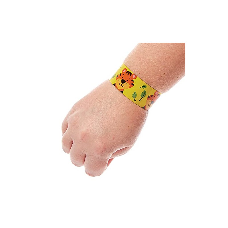 Baker Ross FX660 Braccialetti slap con gli amici della giungla