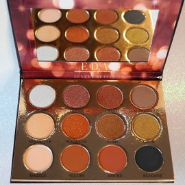 EDA LUXURY BEAUTY EXOTIC EYE SHADOW PALETTE Matte Shimmer Metallic Glitter Multichrome Colors Professional Vegan Makeup Palette High Pigmented Long Lasting Duochrome Eyeshadow Palette