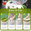 Electric Salad Spinner, 6L Lettuce Spinner Large Capacity USB Chargeble