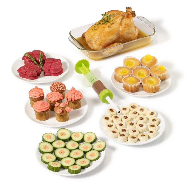 Starfrit 4-in-1 Dessert Decorator & Food Injector - Decorate, Marinate,