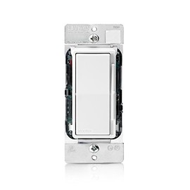 Leviton Decora Slide Dimmer Switch for Electronic Low Voltage and Dimmable LED Bulbs, DSE06-10Z, White