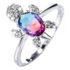 Dtup Anillo De Tortuga Plata S925 Símbolo De Suerte Y