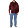Forever 21 Men's Plaid Flannel Shirt, Red