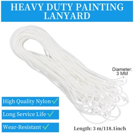 Picture Hanging Wire,Picture Cord(30M×3mm) Braided Rope Extra Strong Picture Hanging Cord,Perfect for Hanging Mirrors, Pictures, Paintings, Decorations