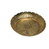 Nakshi Plate, Decorative Brass Indian Prasad Plate Katori for Pooja