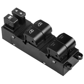 LCWRGS Master Power Window Switch Compatible with Nissan Titan 2004-2015, Nissan Armada 2005-2007, 25401-ZT10A, Front Left Driver Side Master Window Switch