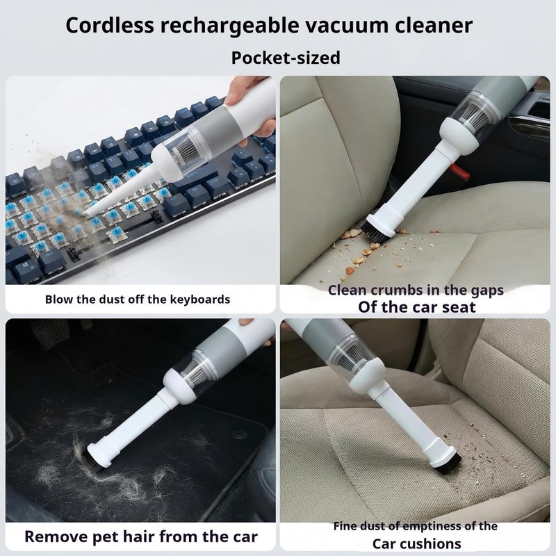Handheld Car Vacuum Cleaner,Car Vacuum Portable,High Power Hand Held Vacuum,with