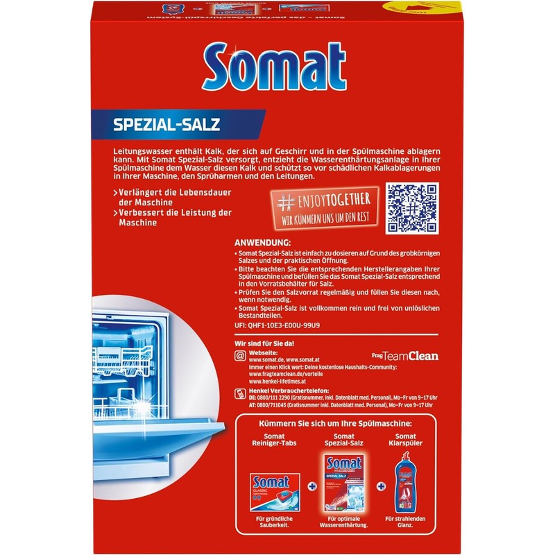 Somat Dishwasher Salt (Case Lot of 5 Boxes)