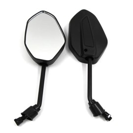Genérico - Espejos Retrovisores Para Moto Universales Juego Derecho/Izquierdo 2pz 10mm, Compatible con Italika 125z 150z, Honda cb110 cbf125