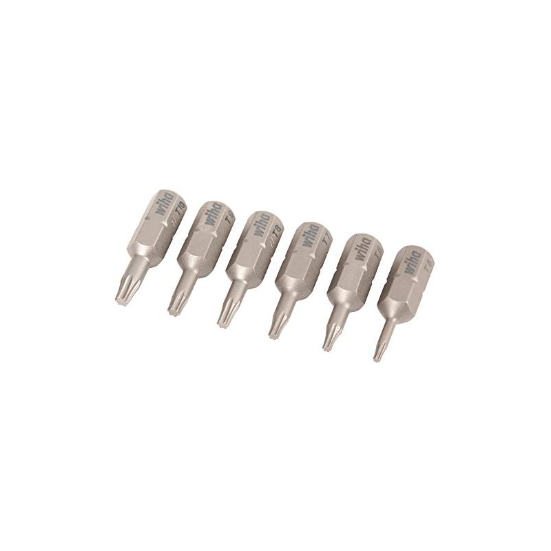 Wiha 71570 6 Piece Torx Insert Bit Set - T5