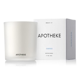 Apotheke Luxury Scented Candles for Home, Canvas - Aromatherapy Jar Candle with Soy Wax Blend